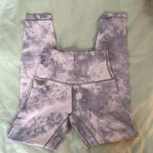 Lululemon Align Tight 25” inseam size 2 Diamond Dye Gray